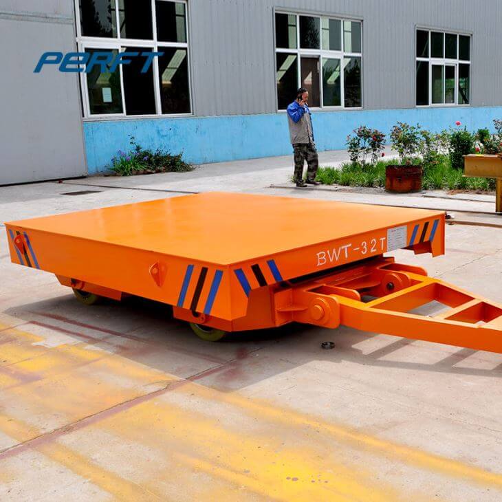 90 tons cable drum power turnplate rail transfer cart